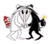 Spy vs Spy Sticker Decal Graphic