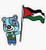 Animal Crossing x Free Palestine - Sticker Graphic - Auto, Wall, Laptop, Cell, Truck Sticker for Windows, Cars, Trucks