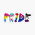 Pride Sticker - Sticker Graphic - Auto, Wall, Laptop, Cell, Truck Sticker for Windows, Cars, Trucks