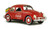 Motorcity Classics 424067 1966 Volkswagen Beetle Coca Cola with Rear Decklid Rack and 2 Bottle Cases 1/24 Diecast Model Car