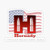 Hornady Ammunition American Flag tee Sticker - Sticker Graphic - Auto, Wall, Laptop, Cell, Truck Sticker for Windows, Cars, Trucks