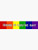 Honk If You're Gay Sticker Graphic - Die Cut Sticker, High Resolution Top Grade Vinyl