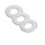 1/4" Stainless Flat Washer, 5/8" Outside Diameter, 304 Stainless Steel Washers Flat-80 pcs-