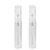 2pcs Empty 5ml Clear Fine Mist Atomizer Glass Bottle Spray Refillable Perfume Empty Bottle Glass Clean Cloth for Travel Party Portable Makeup Tool