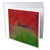 3dRose Welcome Abstract Design Orange - Greeting Cards, 6 x 6 inches, set of 6 -gc-23845-1-