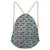 Sloth Gympack String Sack Drawstring Backpack for Women Beach Shopping -Bulldog 1-