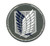 Great Eastern Entertainment Attack On Titan Scouting Legion Emblem Button, 1.25"