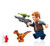 Lego Jurassic World Minifigure - Owen Grady -with Baby Orange Raptor Dinosaur and Tranquilizer Gun- Limited Edition