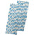 Stripe Paper Straws - Light Blue and White Straws - 7.75 Inches - 50 Pack Outside the Box Papers Brand