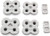 2Set Conductive Rubber Button Pad Silicone Dpad for Nintendo DS Lite DSL NDSL