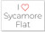 I Love Sycamore Flat fridge magnet