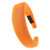 Yantu Padded Headbands for Women Vintage Wide Hairband Thick Elastic Hair Hoop Headwear Turban Headband Hair Accessories -Orange-