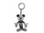 Disney Mickey Mouse Black White PVC Keychain-Keyring
