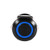 LED Button Switch?Car 12mm LED Light Momentary Push Button Switch Toggle Black Case 2A -blue-
