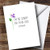 Personalized Sorry for Your Loss Single Flower Sympathy Greetings Card