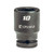 Capri Tools 10 mm Shallow Impact Socket, 1/4-Inch Drive, 6-Point, Metric