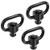 TPO 3PCS QD Sling Swivel 1.25" Heavy Duty Push Button Sling Swivels Quick Detach/Release