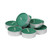 CandleNScent Colored Tea Light Candles - Unscented - Dark Green - Made in USA -Pack of 30-