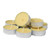 CandleNScent Colored Tea Light Candles - Unscented - Yellow - Made in USA -Pack of 30-