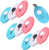 BCP 10PCS Random Color Mini Retractable Utility Knife Box Cutter Packing Bag Opener Letter Opener