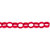 amscan Decorative Chain Link Party Garlands, 12", Apple Red