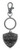 AngelStar I Will Fear No Evil Guardian Eagle Scripture Key Chain, Pewter