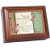 Cottage Garden to My Wife Love Eternal Woodgrain Rope Trim Jewelry Music Box Plays Unchained Melody