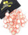 Arcor Red  and  White Peppermint Starlights - White Center - Twist Wrap Mints - 1 pound