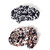 Acrab2018 Leopard Scrunchie Hair Ties Leopard Print Scrunchies Elastics Hair Bands Ties Hair Ropes for Women or Girls Ponytail Holder Accessories Pack of 2