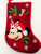 Disney Park Minnie Mouse Textured Christmas Holiday Stocking NEW