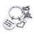 BESPMOSP Collection LPN Nurse Best Friend Keychain Keyring Nursing Graduation Valentines Birthday Gift