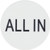 1 ALL IN BUTTON 2 INCH TEXAS HOLDEM POKER CASINO