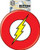 Ata-Boy DC Comic Flash Logo Giant Button with Easel