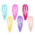 Lurrose 30pcs Snap Hair Clips Simple Candy Color No Slip Metal Hair Barrettes Hairpins Headdress Hair Accessories for Fine Hair Thick Hair