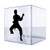 Stickers Sticker Martial Arts Figure Silhouette 3 X 1,9