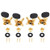 Tuning Pegs Bass Tuning Pegs Ukulele Tuning Pegs 2L2R Black Button Gold Bady Classical Style Ukulele Tuning Pegs Machine Heads Ukulele DIY Parts by RiToEasysports