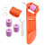 Drill Bit Sharpener, Portable Diamond Drill Bit Sharpener for All Bits Drill Bit Sharpening Tool Corundum Grinding Wheel for Iron-based Drill Bits Fit Width Range with 1 Wrench and 3 Grinding Wheels