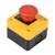 Red Emergency Stop Button Emergency Stop Push Button, 1Pc Mushroom Push Button Switch Durable Emergency Stop Push Button Emergency Stop Button, 660V 10A Plastic Shell Sign Emergency Stop