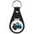 Rasso Graphic Studio Cartoon Monster Truck Auto Keychain Black Premium Leather Key Chain with Key Ring