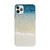 FancyCase Compatible with iPhone 12 Mini -5.4 inch--Landscape Pattern Soft Silicone Protective iPhone 12 Mini Case -Blue Beach-