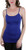 ToBeInStyle Women's Spaghetti Strap Seamless Cami Top - True Royal - M/L