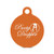 fagraphix Panty Dropper Round Keychain with Tab Engraved v2 Orange