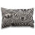 AOYEGO Zebra Throw Pillow Cover 12x20 Inch Wild Animal Safari Couple Zebras Black White Stripes Rectangle Pillow Cases Home Decorative Cotton Linen Cushion Cover for Bed Sofa