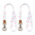 Lanyard for Keys, Nice Pattern Neck Strap Key Chain Holder Lanyards for ID Badges -Dots-