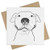 Azeeda 'Pit Bull Smile' Blank Greeting Card -GC00010825-