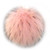 NWSTESLE Faux Fur Cute Pom Keychain Fluffy Keychain Pom Pom Car Bag Charm Fur Ball Keychain-Pink-