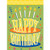 Happy Birthday Cake, Confetti Bright Green 30 x 44 Rectangular Large House Flag
