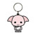 Warner Bros. Genuine Harry Potter Dobby House Elf Chibi Rubber Keyring Key Fob Hogwarts