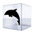 Stickers Sticker Dolphin delfín Figure 8 X 5,8