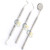 G.S Examination Set Scaler Diagnostic PERIO Dental Mouth Mirror and Handle